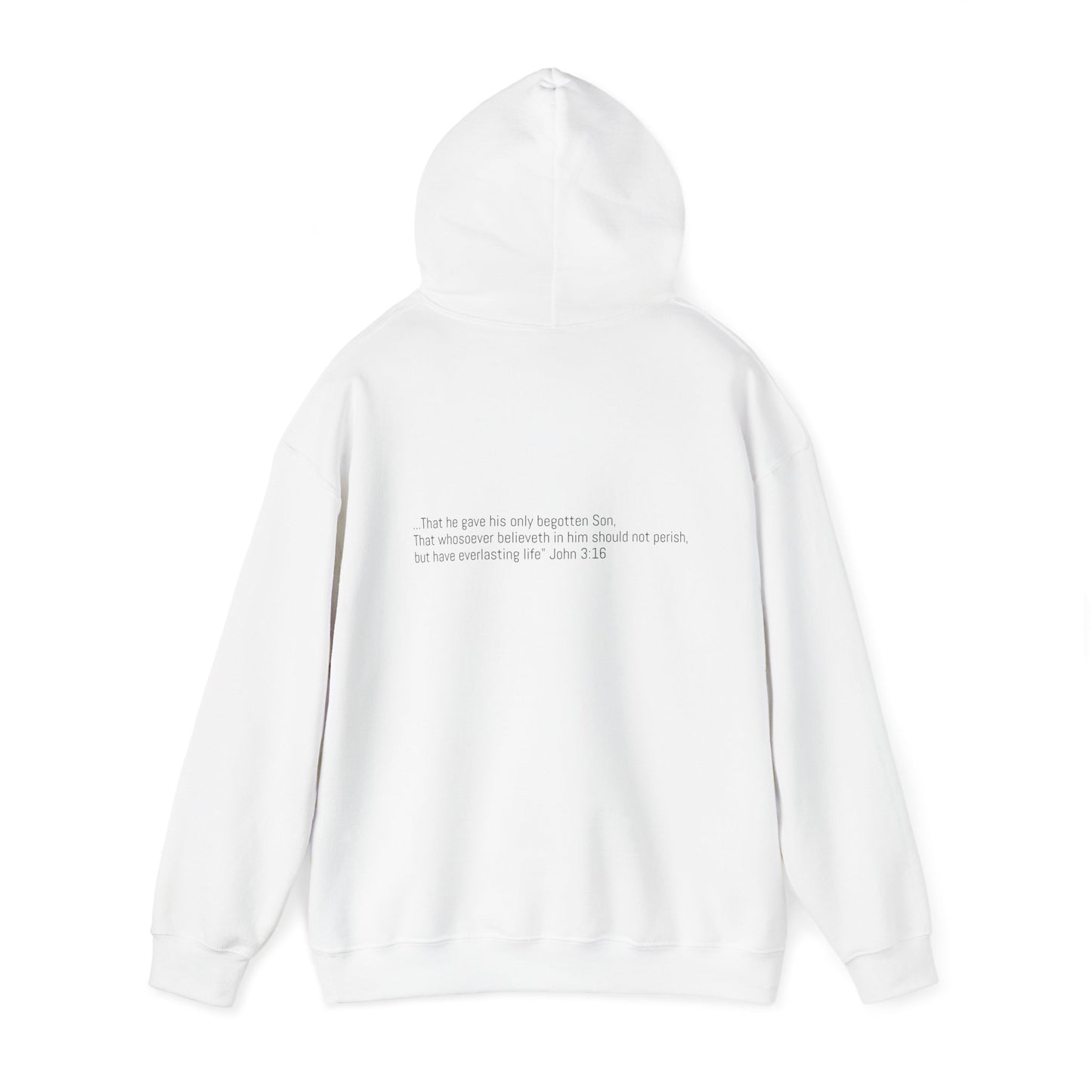 So Loved The World Hooded Sweatshirt - "For God so loved the world" - John 3:16