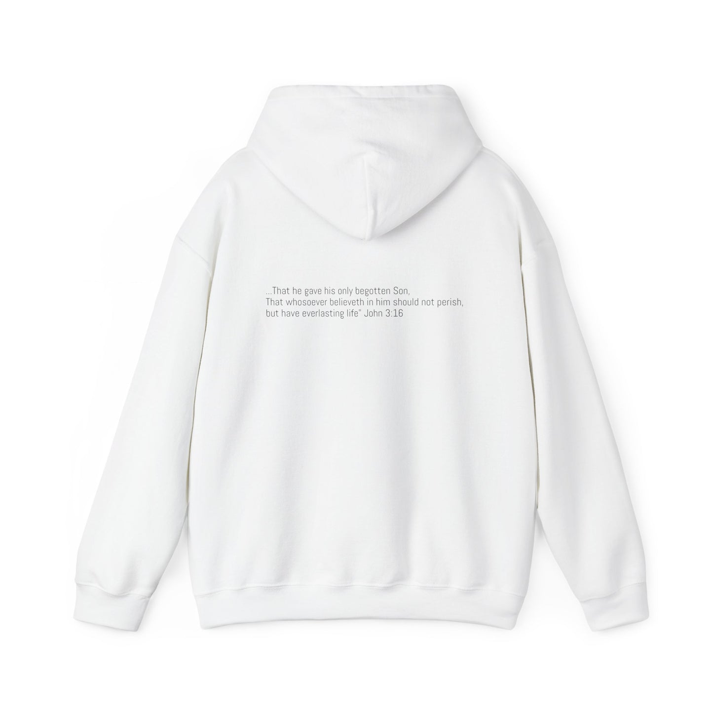 So Loved The World Hooded Sweatshirt - "For God so loved the world" - John 3:16