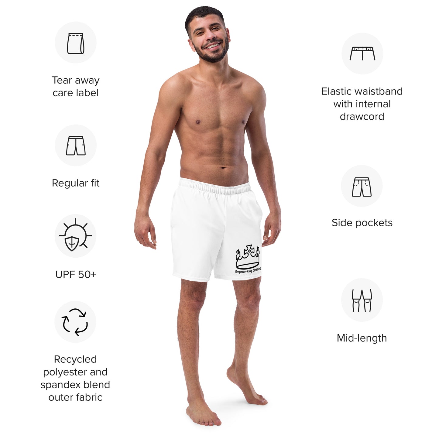 EKC Recycled swim trunks