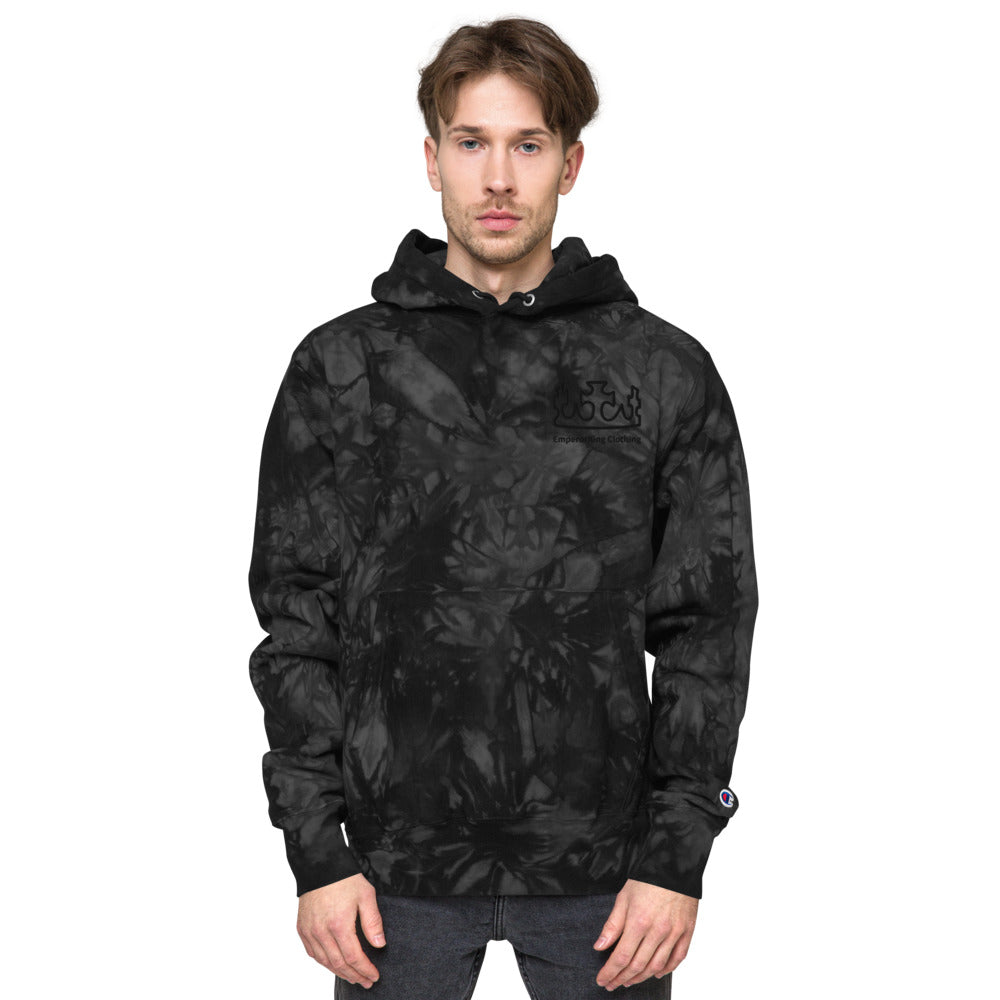 EmperorKing Clothing Unisex Champion tie-dye hoodie