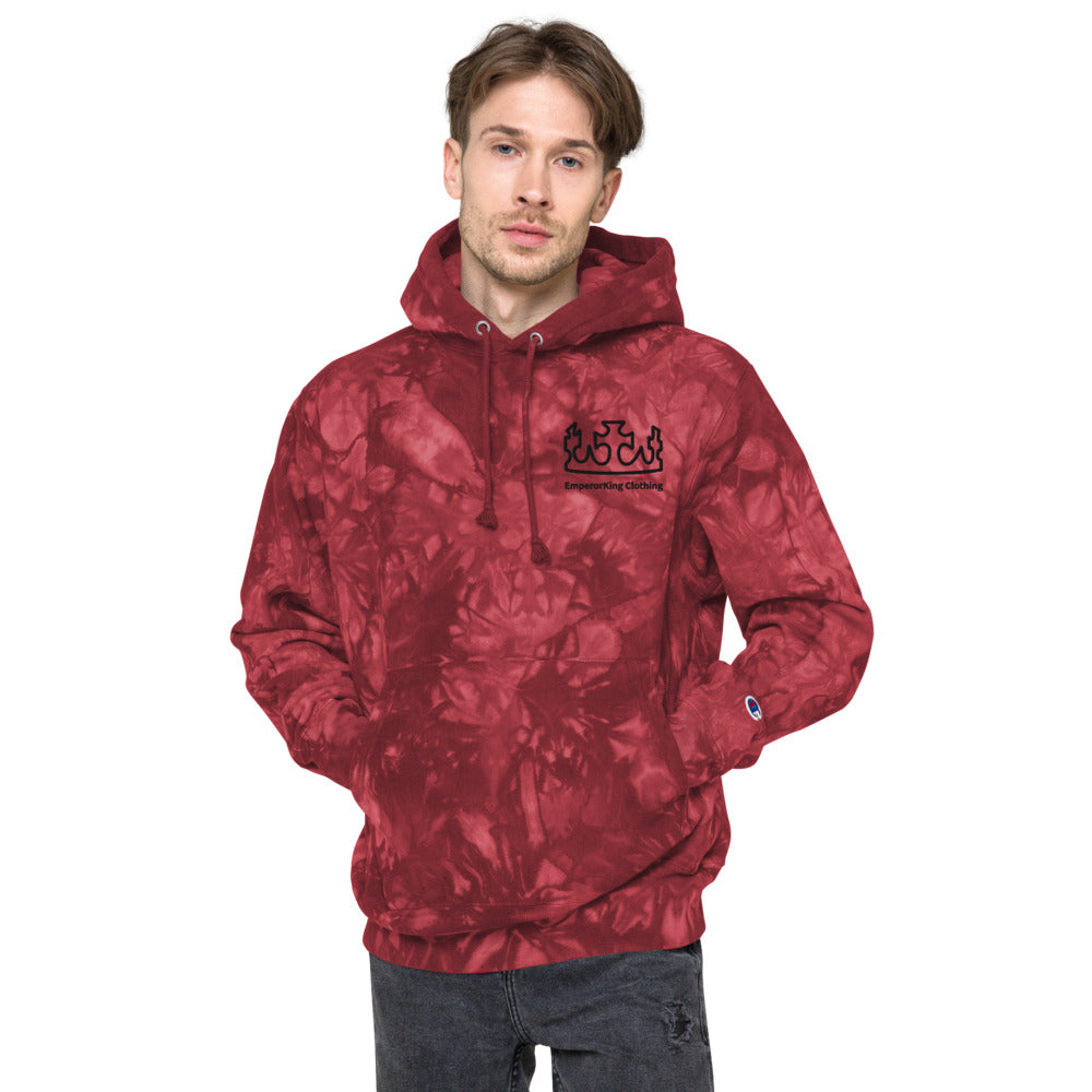 EmperorKing Clothing Unisex Champion tie-dye hoodie