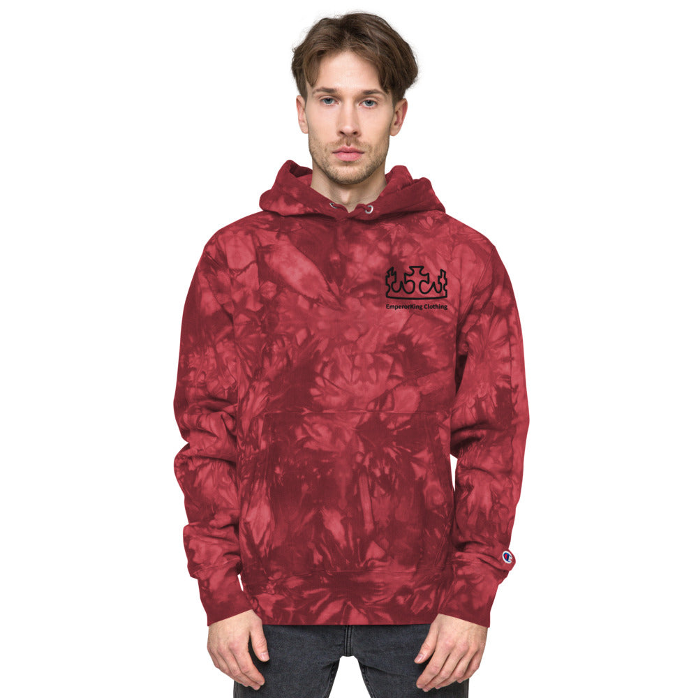 EmperorKing Clothing Unisex Champion tie-dye hoodie