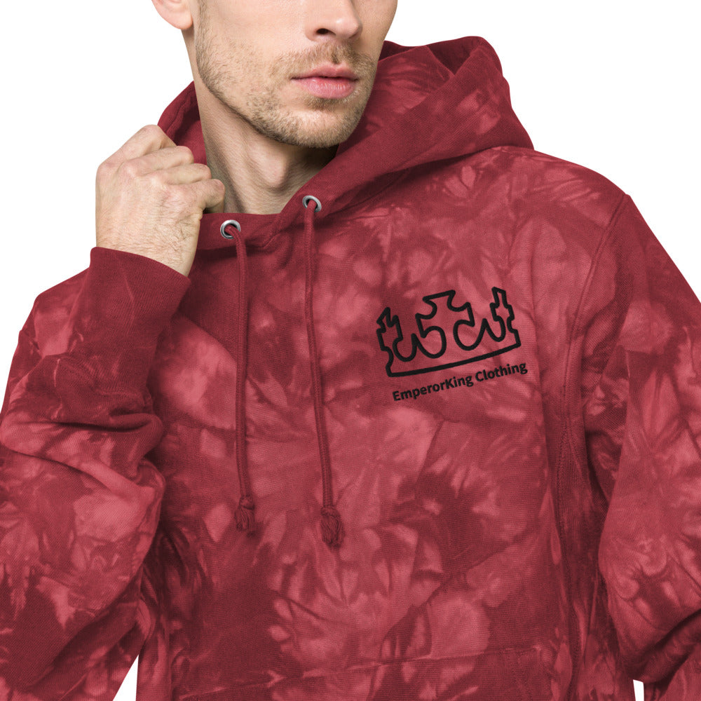 EmperorKing Clothing Unisex Champion tie-dye hoodie