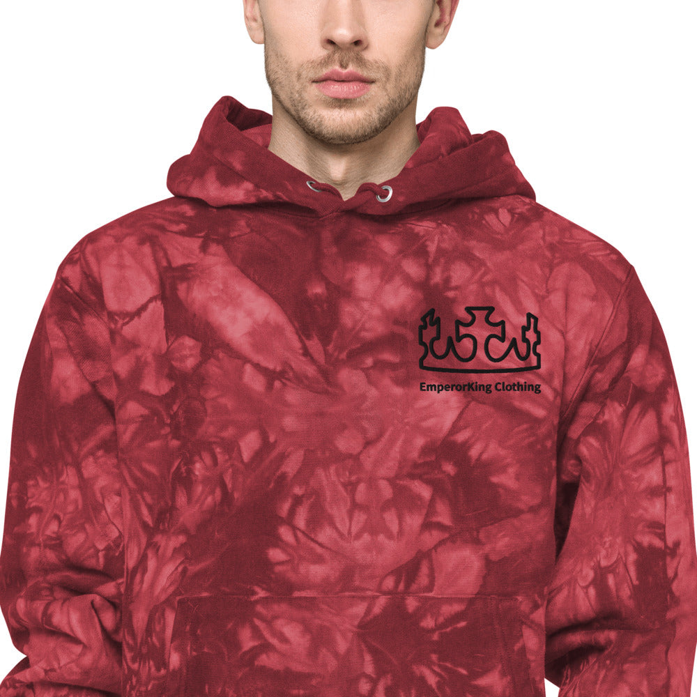 EmperorKing Clothing Unisex Champion tie-dye hoodie
