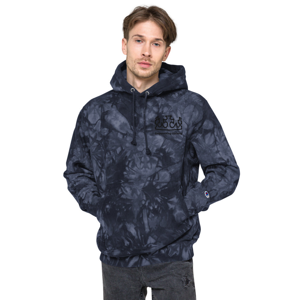 EmperorKing Clothing Unisex Champion tie-dye hoodie