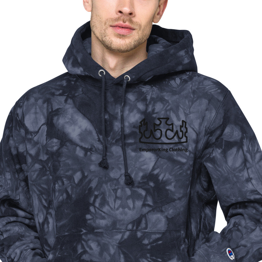 EmperorKing Clothing Unisex Champion tie-dye hoodie