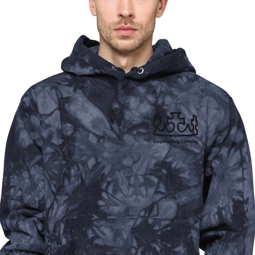 EmperorKing Clothing Unisex Champion tie-dye hoodie