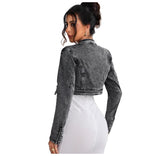 Women's Retro Short Denim Coat
