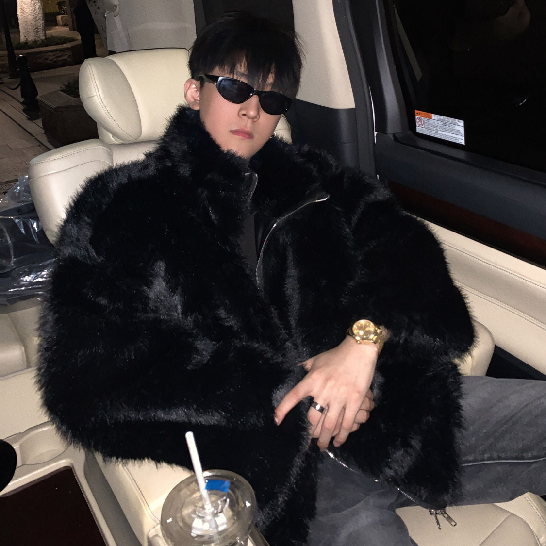 2025 Alpha I - Men's Faux Fur Coat