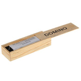 28 Pieces Wooden Dominos - Black