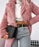 Faux Rabbit Fur Coat - BEST SELLER!!