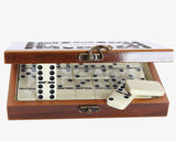 28 Piece Domino Set - Brass