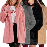 Faux Rabbit Fur Coat - BEST SELLER!!