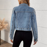 Women's Casual Short Denim Jacket