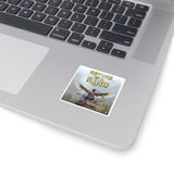 Return of a King Square Sticker - Art by Ryuusu
