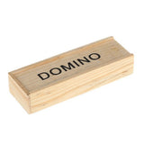 28 Pieces Wooden Dominos - Black