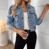 Women's Casual Short Denim Jacket