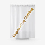 EmperorKing Clothing's Textured Fabric Shower Curtains